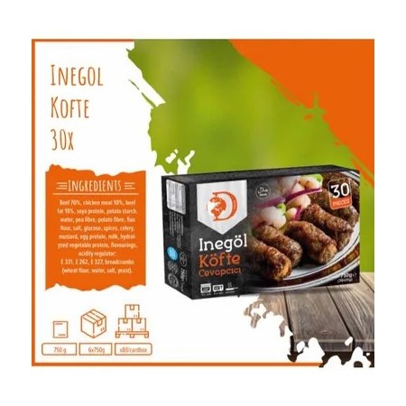 INEGOL KOFTE 30x25g CEVAPCICI